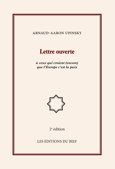 Picture of Lettre ouverte à ceux qui croient (encore) que l'Europe c'est la paix
