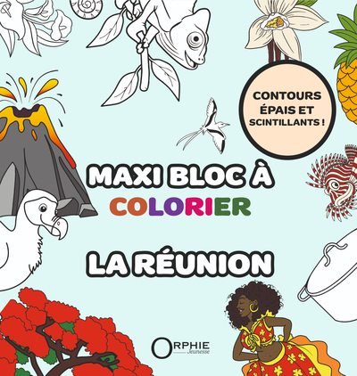 Picture of MAXI BLOC A COLORIER : LA REUNION