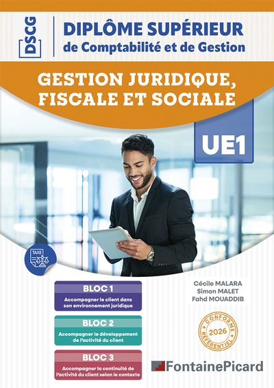 Picture of GESTION JURIDIQUE, FISCALE ET SOCIALE UE1 - DSCG