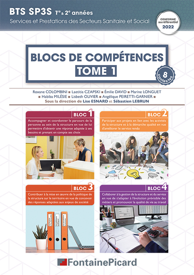 Picture of BLOCS DE COMPETENCES 1 A 4 - TOME 1 BTS SP3S