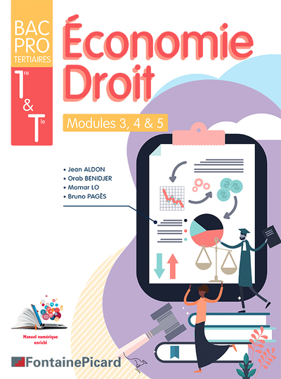 Picture of ECONOMIE DROIT MODULES 3, 4 & 5 PREMIERE ET TERMINALE BAC PRO