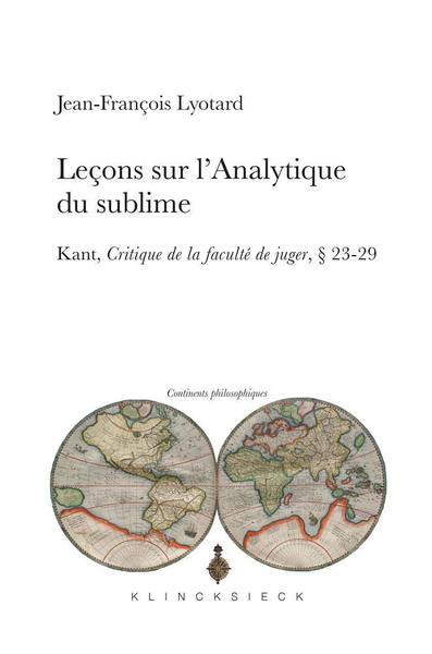 Image de Leçons sur l'Analytique du sublime