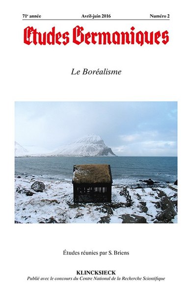 Picture of Études germaniques - N°2/2016