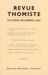 Picture of Revue thomiste - N°4/2000
