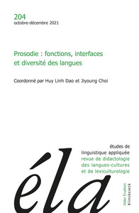 Image de Études de linguistique appliquée - N°4/2021
