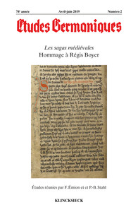 Image de Études germaniques - N°2/2019