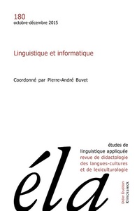 Picture of Études de linguistique appliquée - N°4/2015