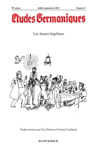 Picture of Etudes germaniques - N°3-2023