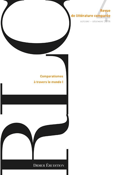 Picture of Revue de littérature comparée - N°4/2014