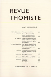 Image de Revue thomiste - N°3/2015