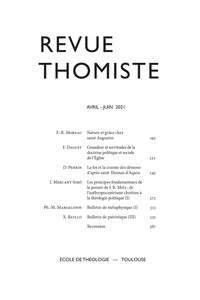 Image de Revue thomiste - N°2/2021