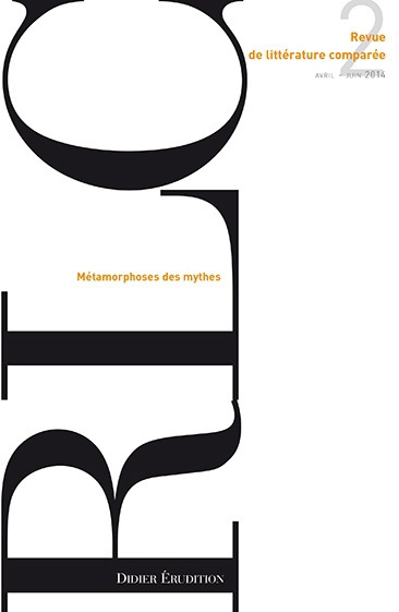 Picture of Revue de littérature comparée - N°2/2014