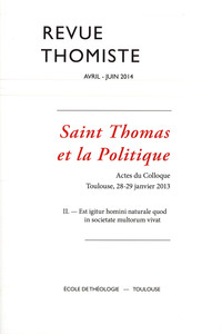Image de Revue thomiste - N°2/2014