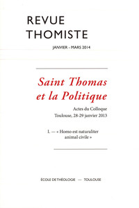Picture of Revue thomiste - N°1/2014