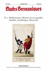 Image de Études germaniques - N°2/2012