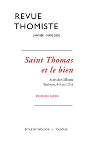 Image de Revue thomiste - N°1/2020
