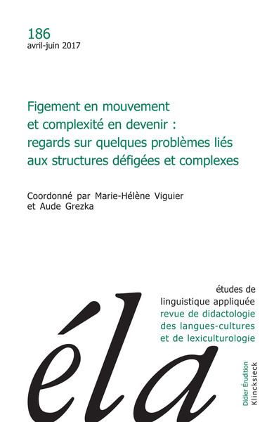 Picture of Études de linguistique appliquée - N°2/2017