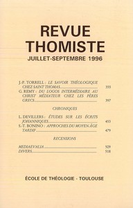 Image de Revue thomiste - N°3/1996