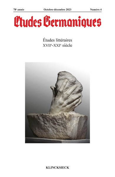 Picture of Etudes germaniques - N°4-2023