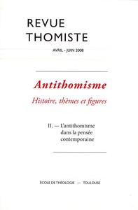 Image de Revue thomiste - N°2/2008