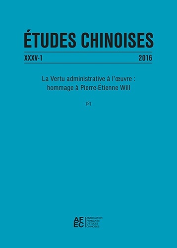 Image de Études chinoises XXXV-1 (2016)