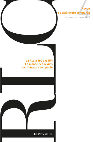 Image de Revue de littérature comparée - N°4/2021