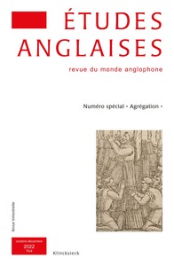 Image de Études anglaises - N°4/2022