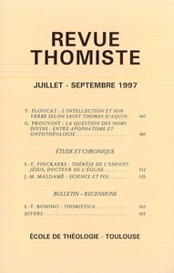 Image de Revue thomiste - N°3/1997
