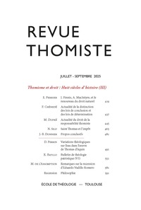 Image de Revue thomiste - N°3/2025
