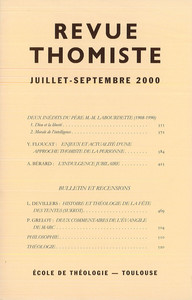 Image de Revue thomiste - N°3/2000