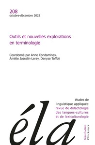 Image de Études de linguistique appliquée - n°4/2022