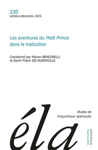 Image de Études de linguistique appliquée - n°4-2025