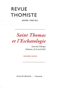 Image de Revue thomiste - N°1/2016