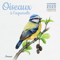 Picture of Calendrier Oiseaux à l'aquarelle 2025