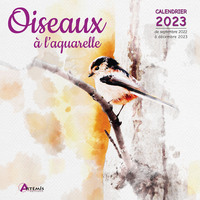 Image de Calendrier oiseaux à l'aquarelle 2023