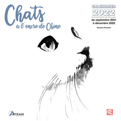 Picture of Calendrier Chats à l'encre de Chine 2022