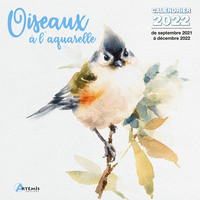 Picture of Calendrier Oiseaux à l'aquarelle 2022