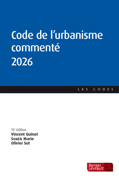 Image de Code de l'urbanisme commenté 2026