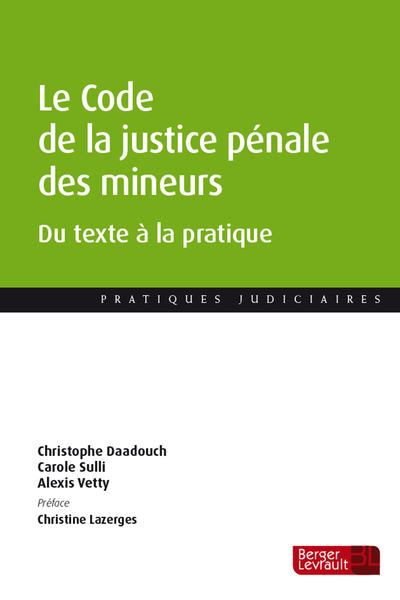 Image de Le Code de la justice pénale des mineurs