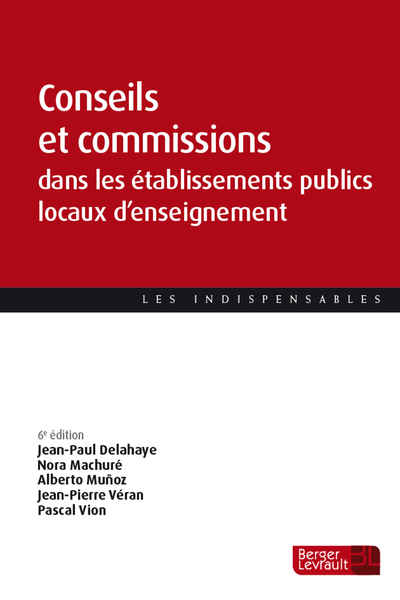 Picture of Conseils et commissions dans les EPLE (6e éd.)