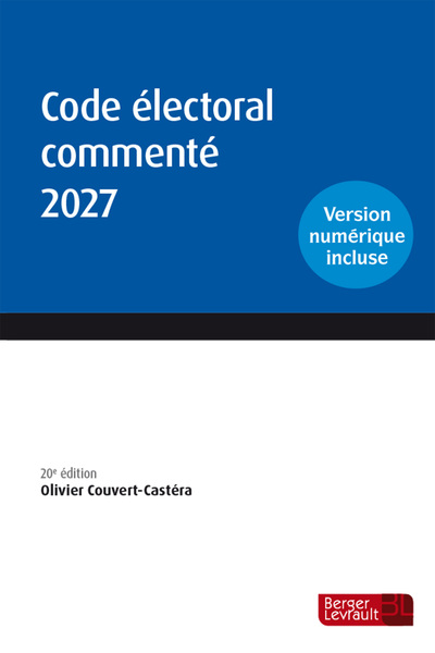 Image de Code électoral commenté 2027 (20e édition)