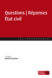 Picture of Questions Réponses État civil (9e éd.)