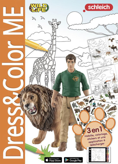 Picture of SCHLEICH WILD LIFE DRESS & COLOR ME