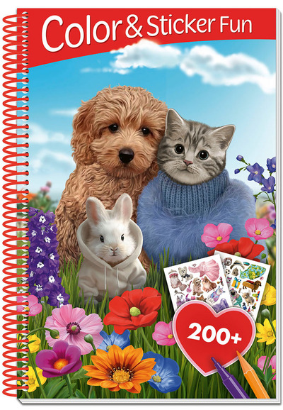Picture of BB ANIMAUX - 3D LENTICULAR COLOR AND STICKER FUN