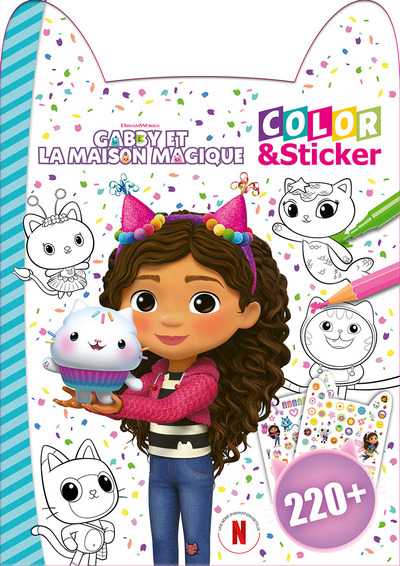 Picture of COLOR & STICKER -1 -LES AMIS - GABBY ET LA MAISON MAGIQUE