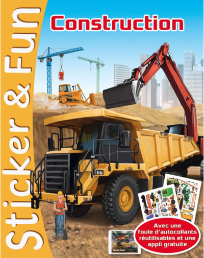Image de CONSTRUCTION STICKER AND FUN - 2 EN 1