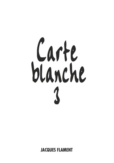 Picture of CARTE BLANCHE / 3