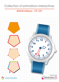 Image de Mathématiques CP-CE1 - Animations interactives