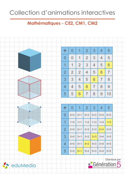 Image de Mathématiques CE2-CM1-CM2 - Animations interactives