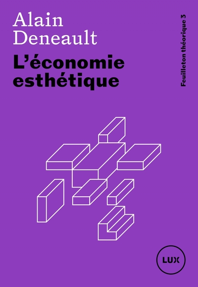 Picture of L'économie esthétique - Feuilleton théorique 3